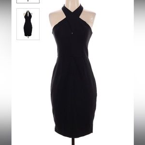 SHILLA midi crossover dress